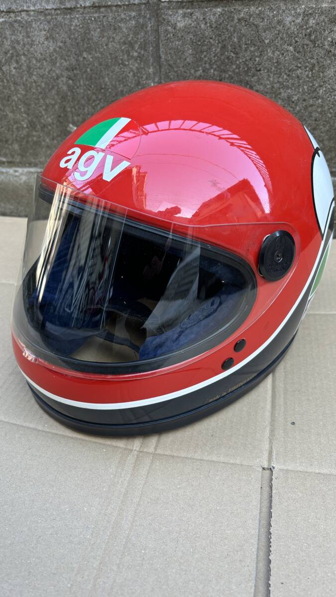 AGV KR2000 ヘルメット　ケニーロバーツ　サイズ58cm相当　ビンテージ　美品　内装洗浄済_画像3