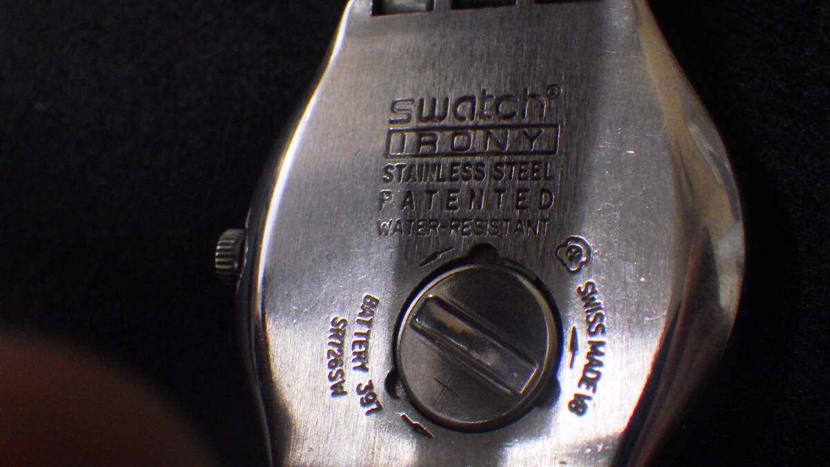 稼働品 Swatch IRONY クオーツ 電池交換済の画像7