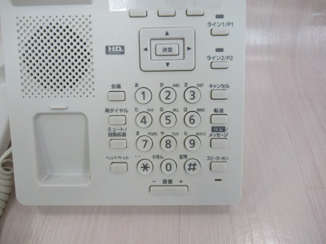 ＄ 同等品複数可 保証有 Panasonic パナソニック KX-HDV130N(白) IP電話機 アダプタ無し_画像3