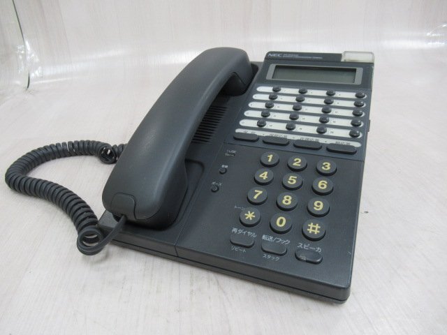 ▲Ω ZB1 15815※ 保証有 NEC T-3680電話機(BK) Dterm25A PBX専用電話機_画像1