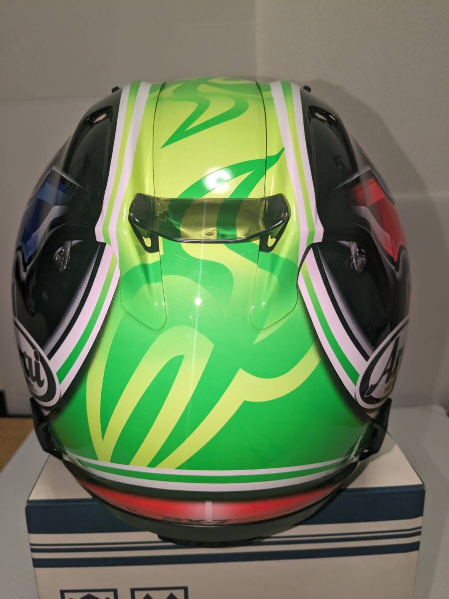 アライ Arai x 56design RX-7X Nakano Shuriken Green [アールエックス セブンエックス ナカノ 中野 シュリケン グリーン]の画像4