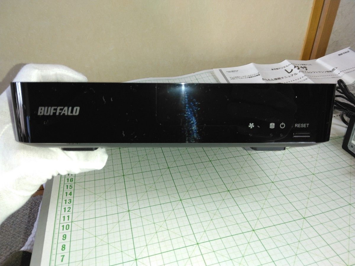 美品　BUFFALO 東芝〈レグザ〉 USB3.0用 外付けHDD 6TB HDT-AV6.0TU3/V 