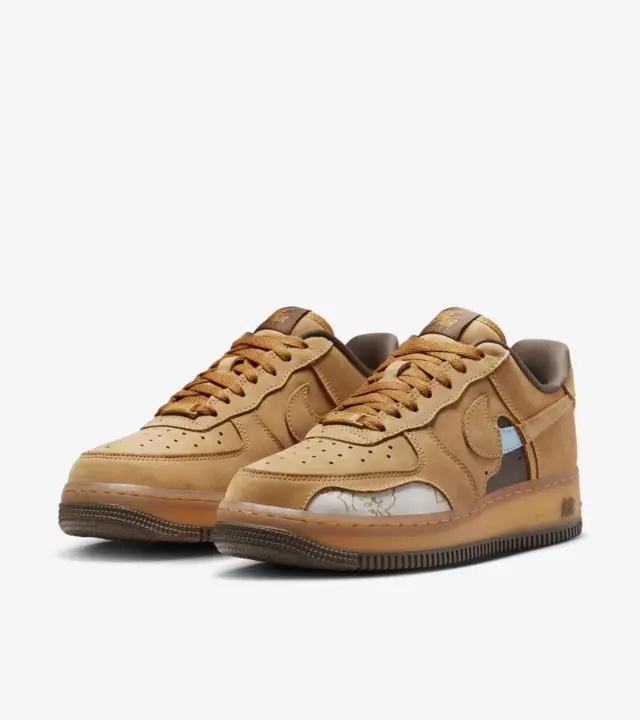 NIKE WMNS AIR FORCE 1 '07 LX WHEAT DQ7580-700 エア フォース 22.0cm_画像1