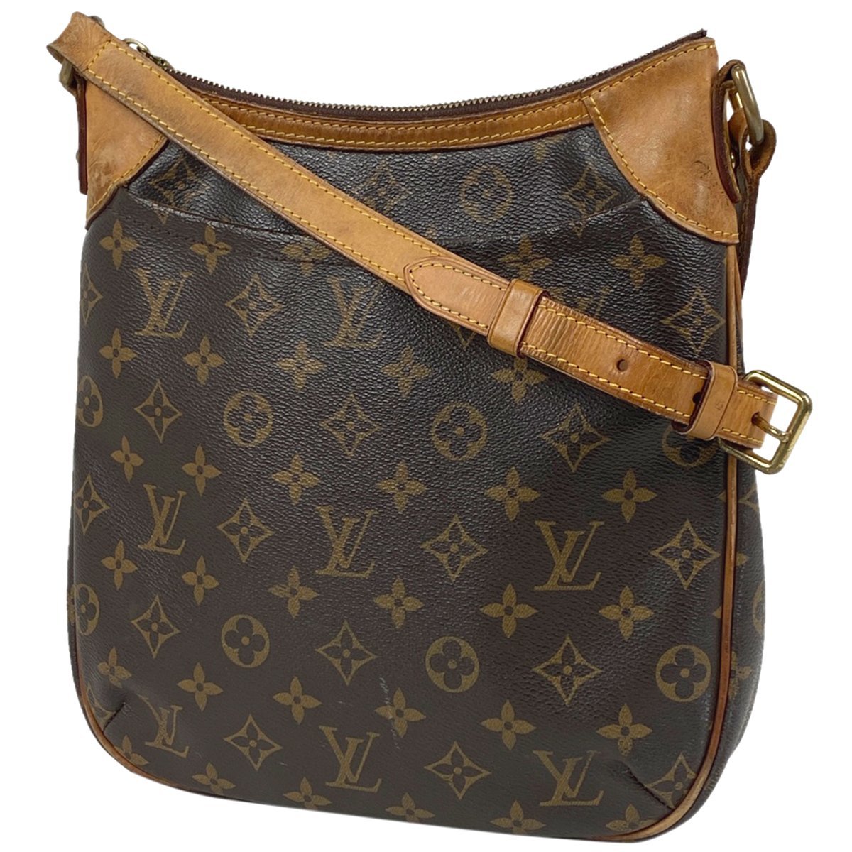 ルイ・ヴィトン Louis Vuitton オデオン PM 斜め掛け ショルダーバッグ モノグラム ブラウン M56390 レディース 【中古】_バイセル 14172_1