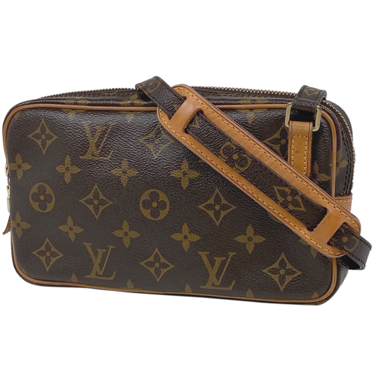 ルイ・ヴィトン Louis Vuitton ポシェット マルリー バンドリエール 斜め掛け ショルダーバッグ モノグラム M51828 レディース 【中古】