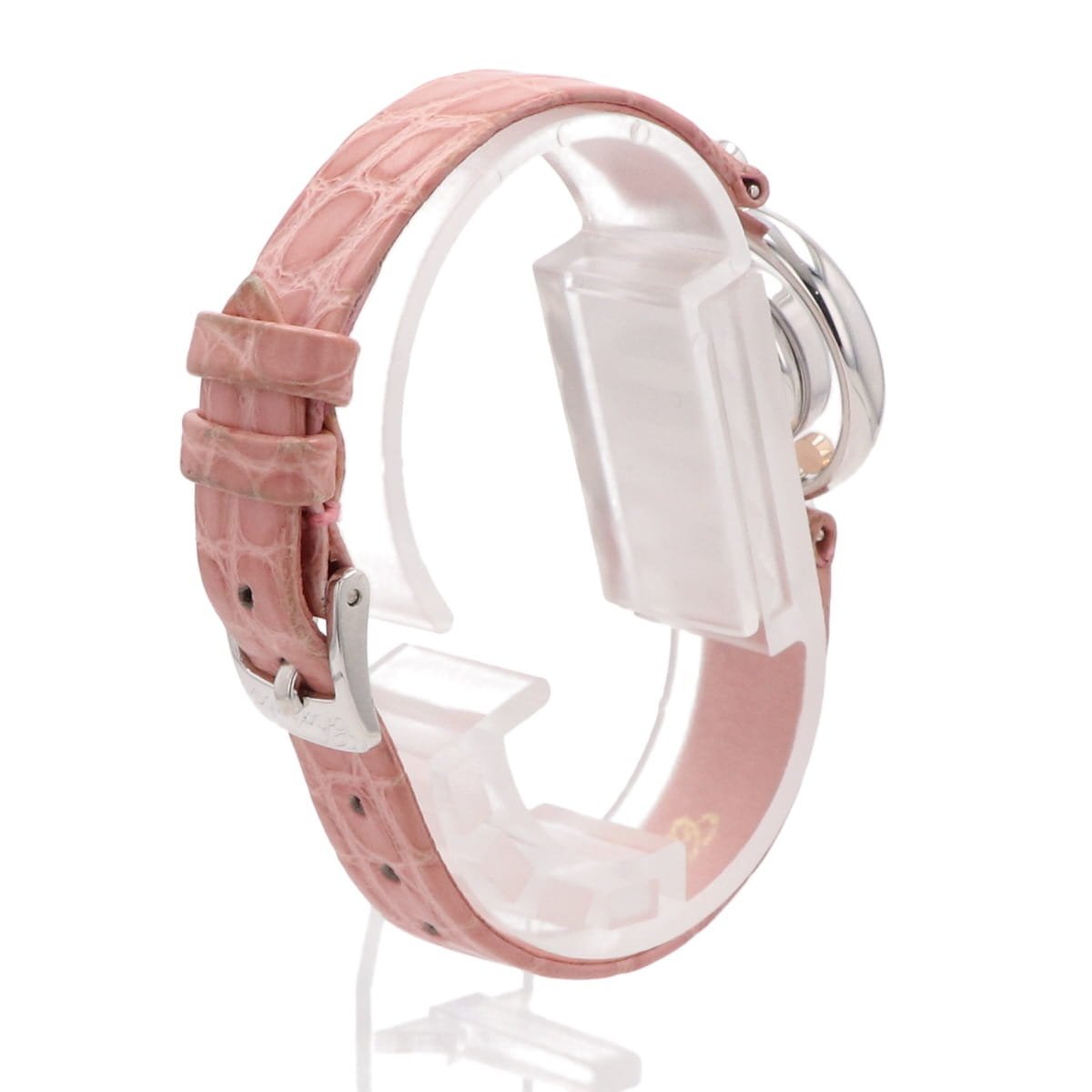  Chopard Chopard happy бриллиант 20/3929 наручные часы WG кожа бриллиант кварц Pink Lady -s[ б/у ]