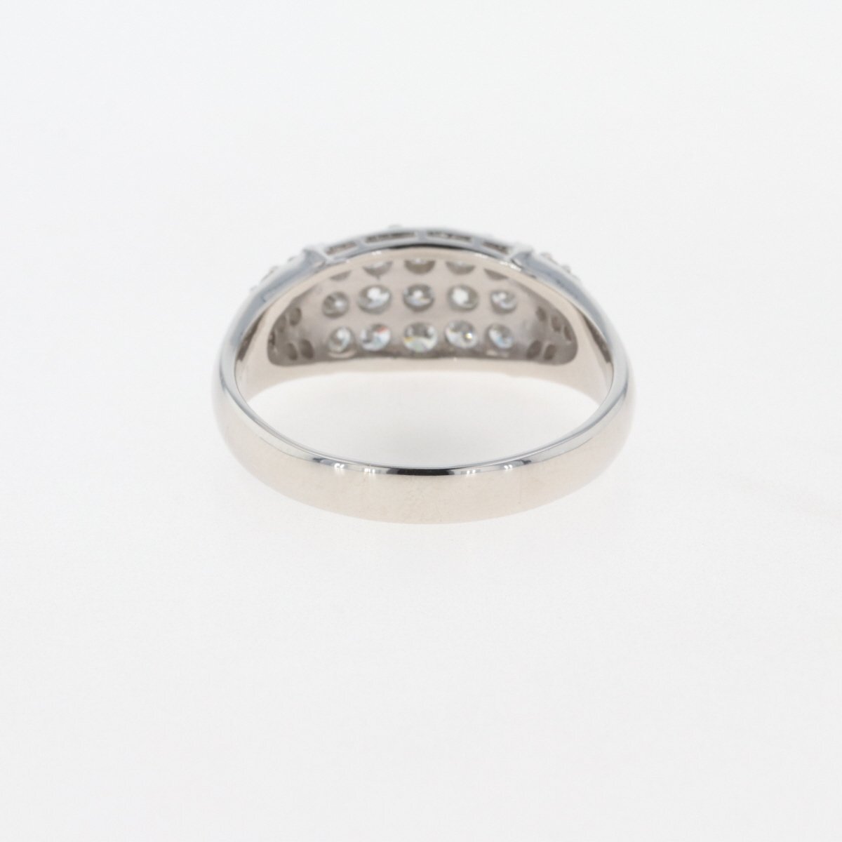 メレダイヤ デザインリング プラチナ 指輪 リング 22号 Pt900 ダイヤモンド メンズ 【中古】_バイセル 14157_5