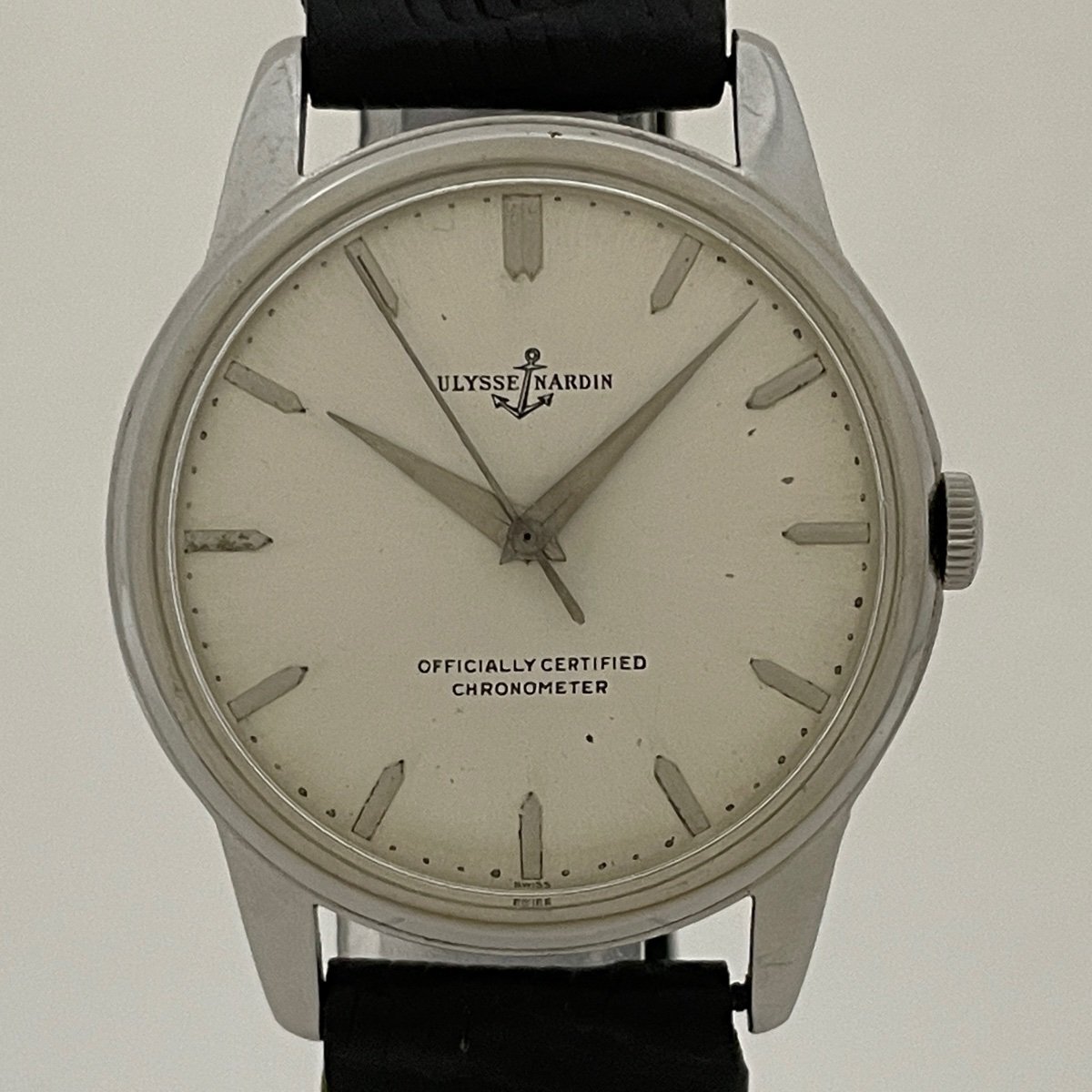 【ジャンク品】ユリス・ナルダン Ulysse Nardin クロノメーター ラウンド 腕時計 手巻き 【中古】の画像1