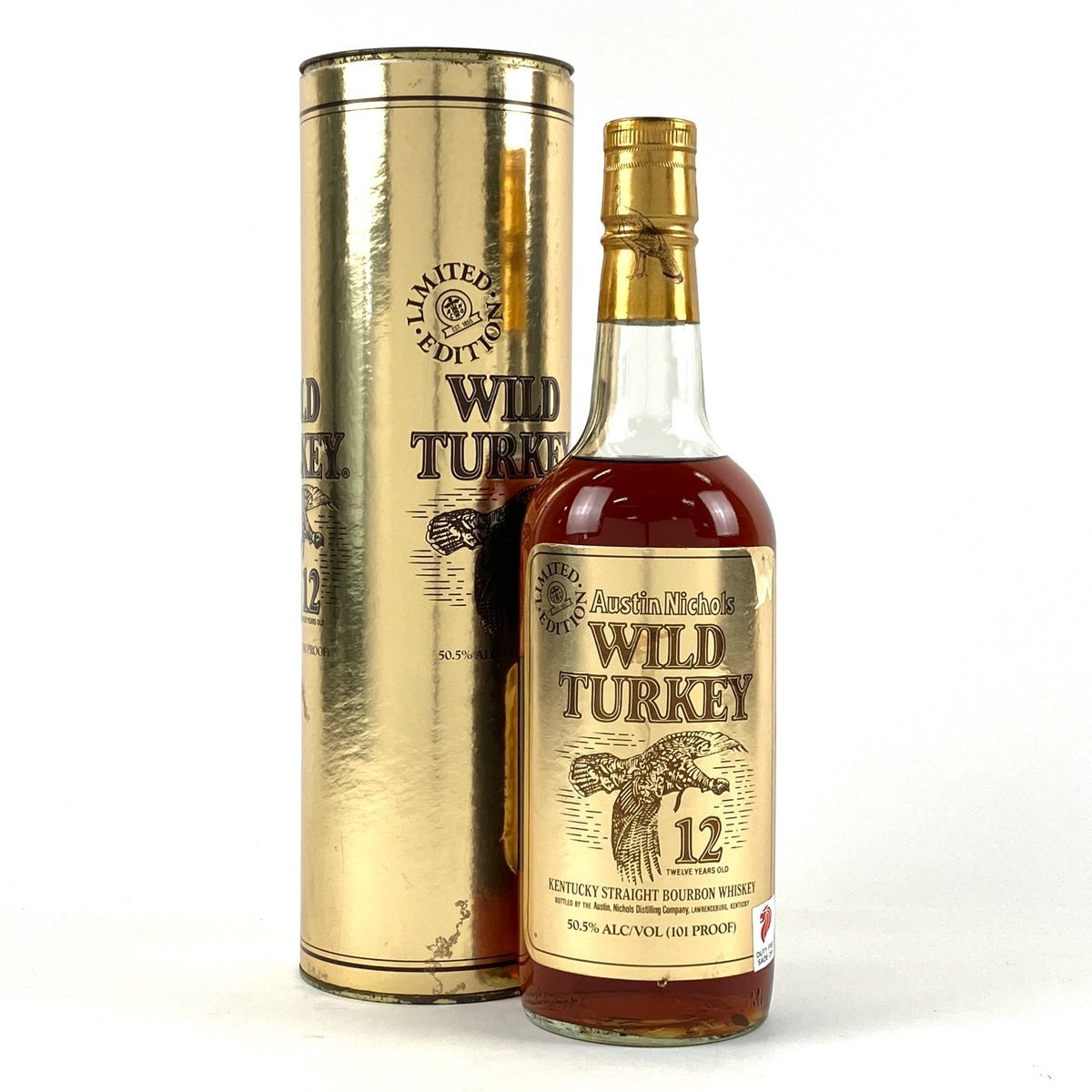 ワイルドターキー WILD TURKEY 12年 ゴールドラベル 750ml アメリカンウイスキー 【古酒】_バイセル 14144_1