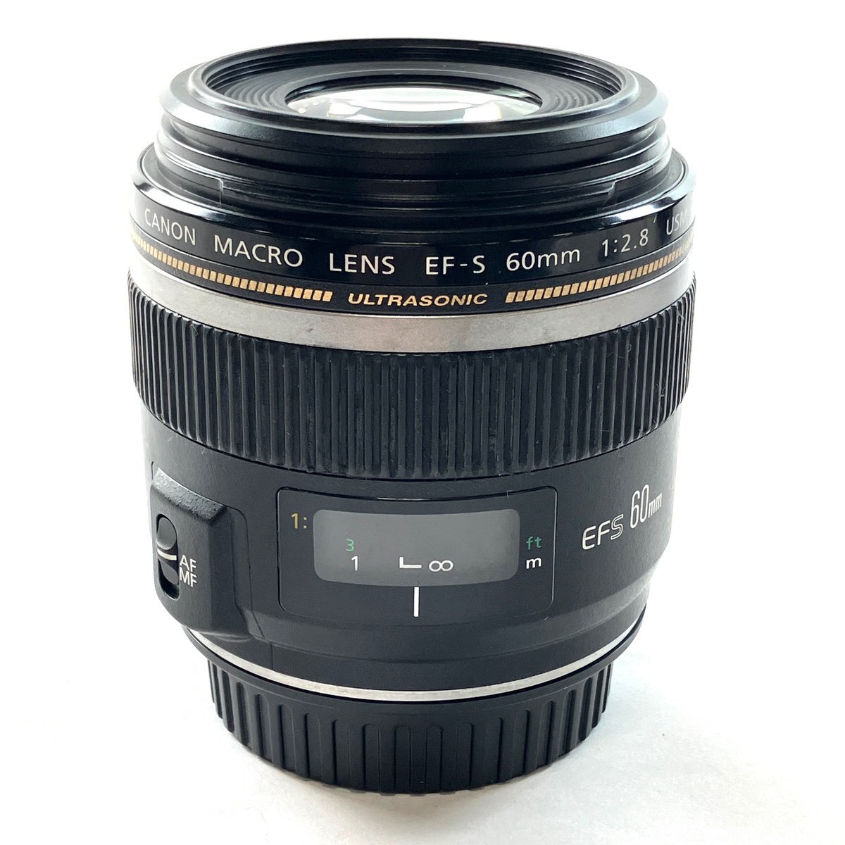 キヤノン Canon EF-S 60mm F2.8 MACRO USM 一眼カメラ用レンズ（オートフォーカス） 【中古】