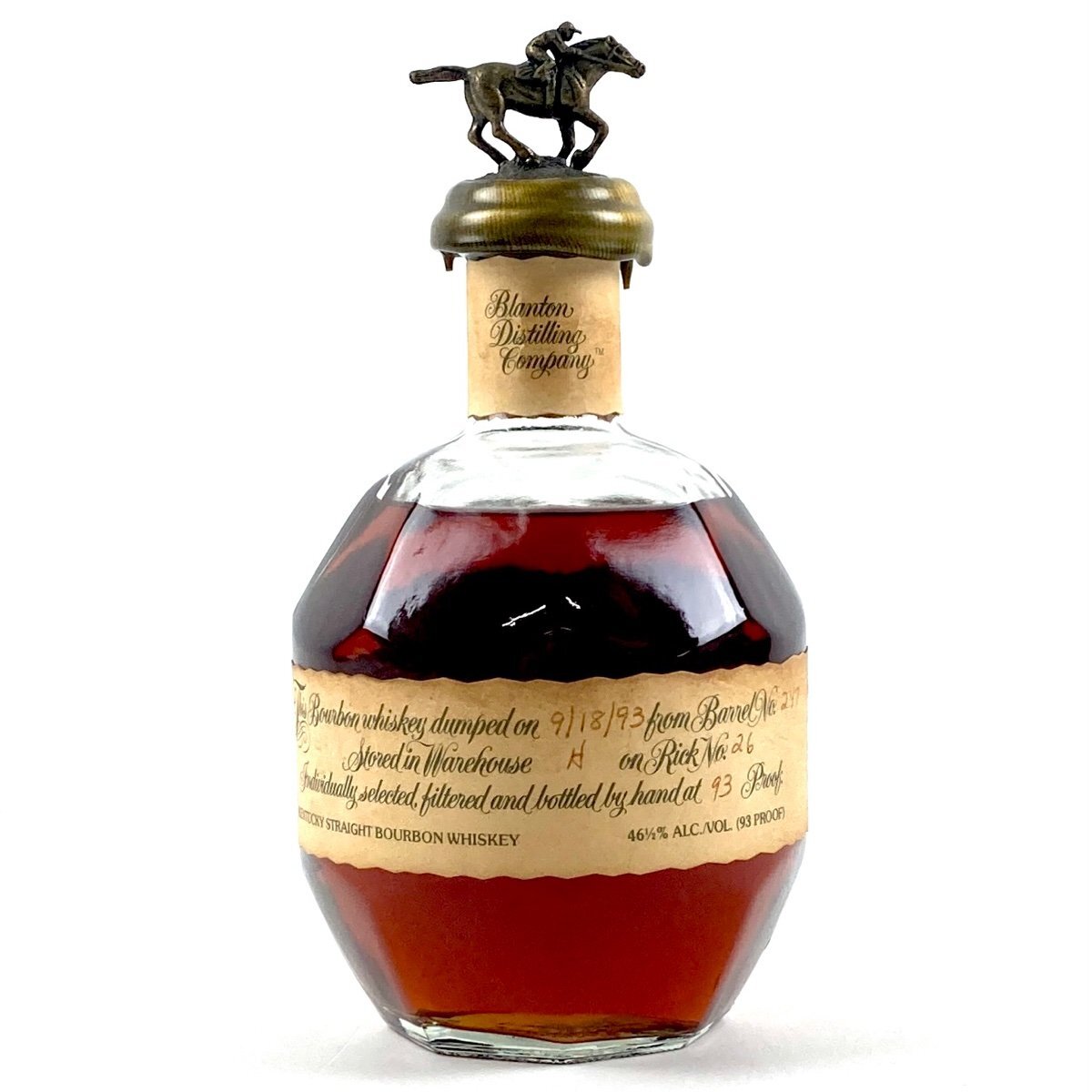 ブラントン Blanton's シングルバレル 1993年 バーボン 750ml アメリカンウイスキー 【古酒】_バイセル 14144_1