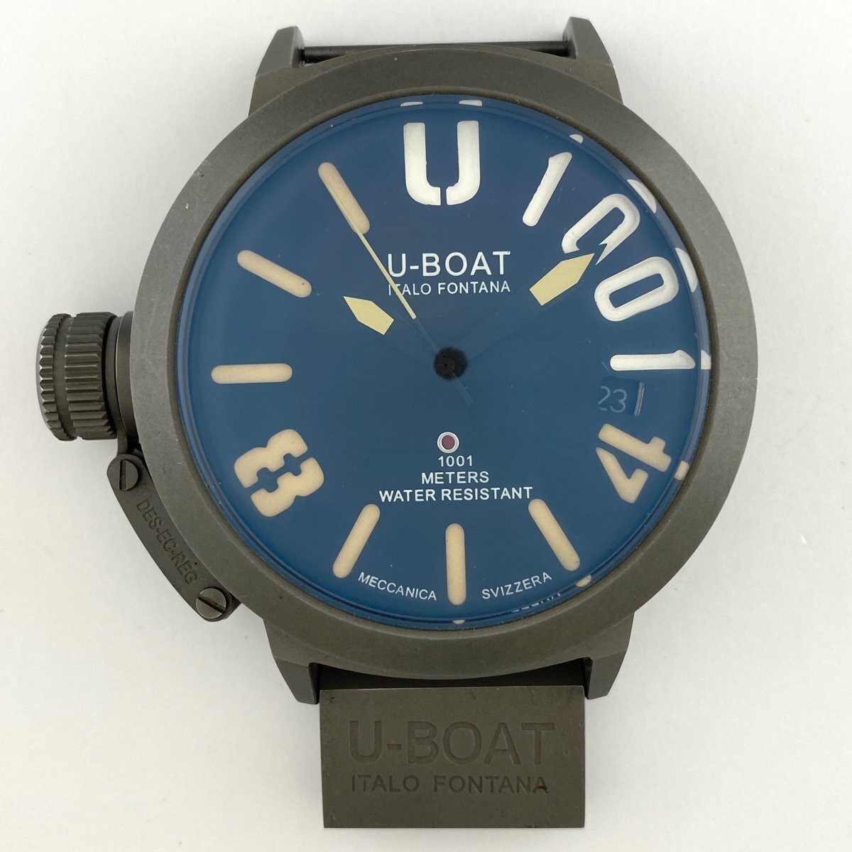 [ утиль ]U-BOAT Limited Edition U1001 кейс только наручные часы самозаводящиеся часы [ б/у ]