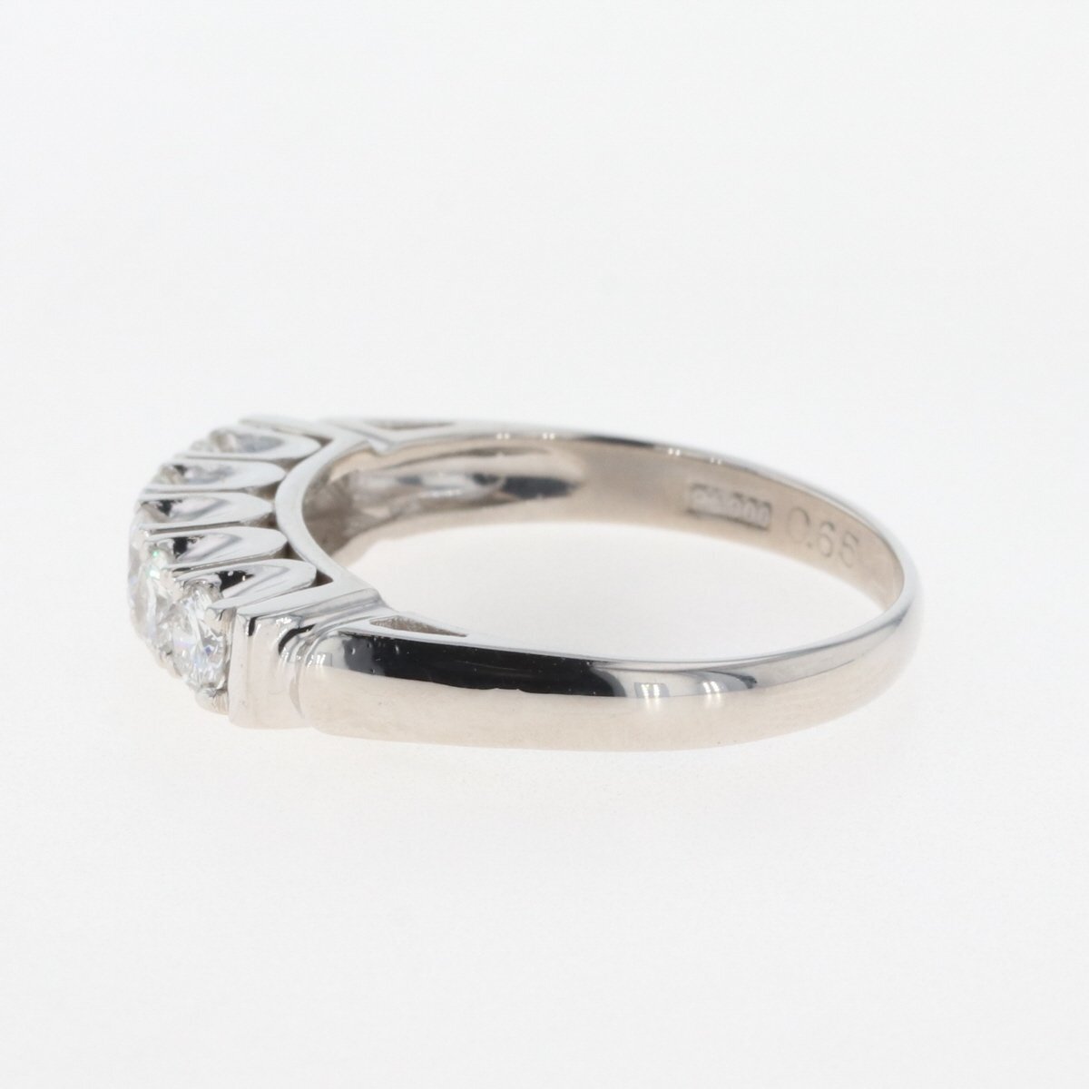 メレダイヤ デザインリング プラチナ 指輪 リング 15号 Pt900 ダイヤモンド レディース 【中古】_バイセル 14157_3