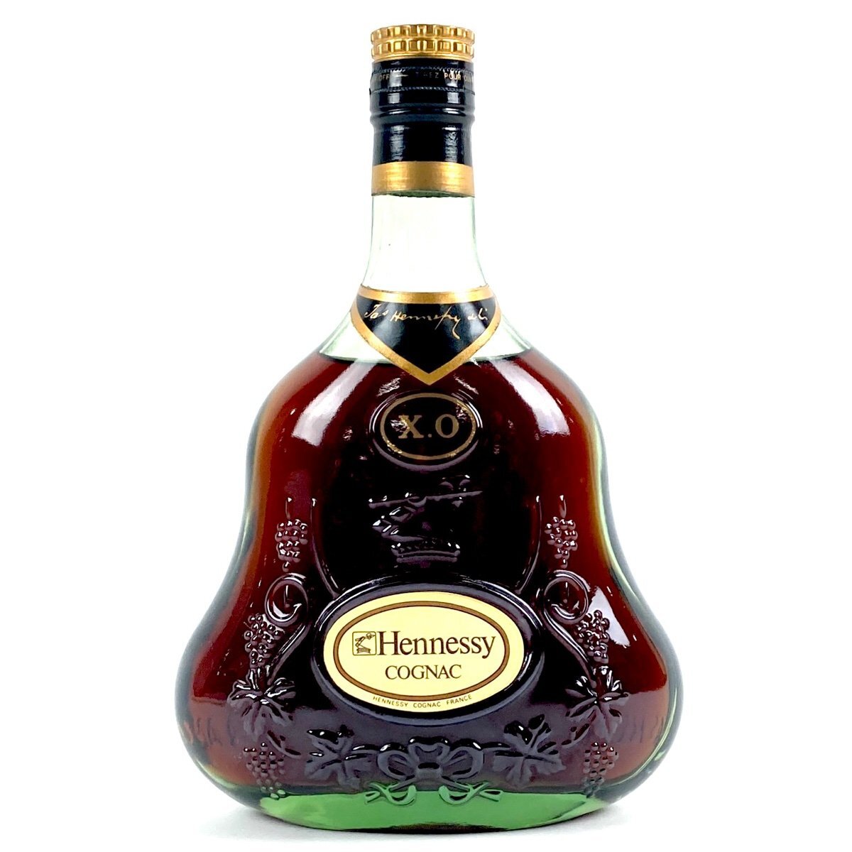 ヘネシー Hennessy XO 金キャップ グリーンボトル 700ml ブランデー コニャック 【古酒】の画像1