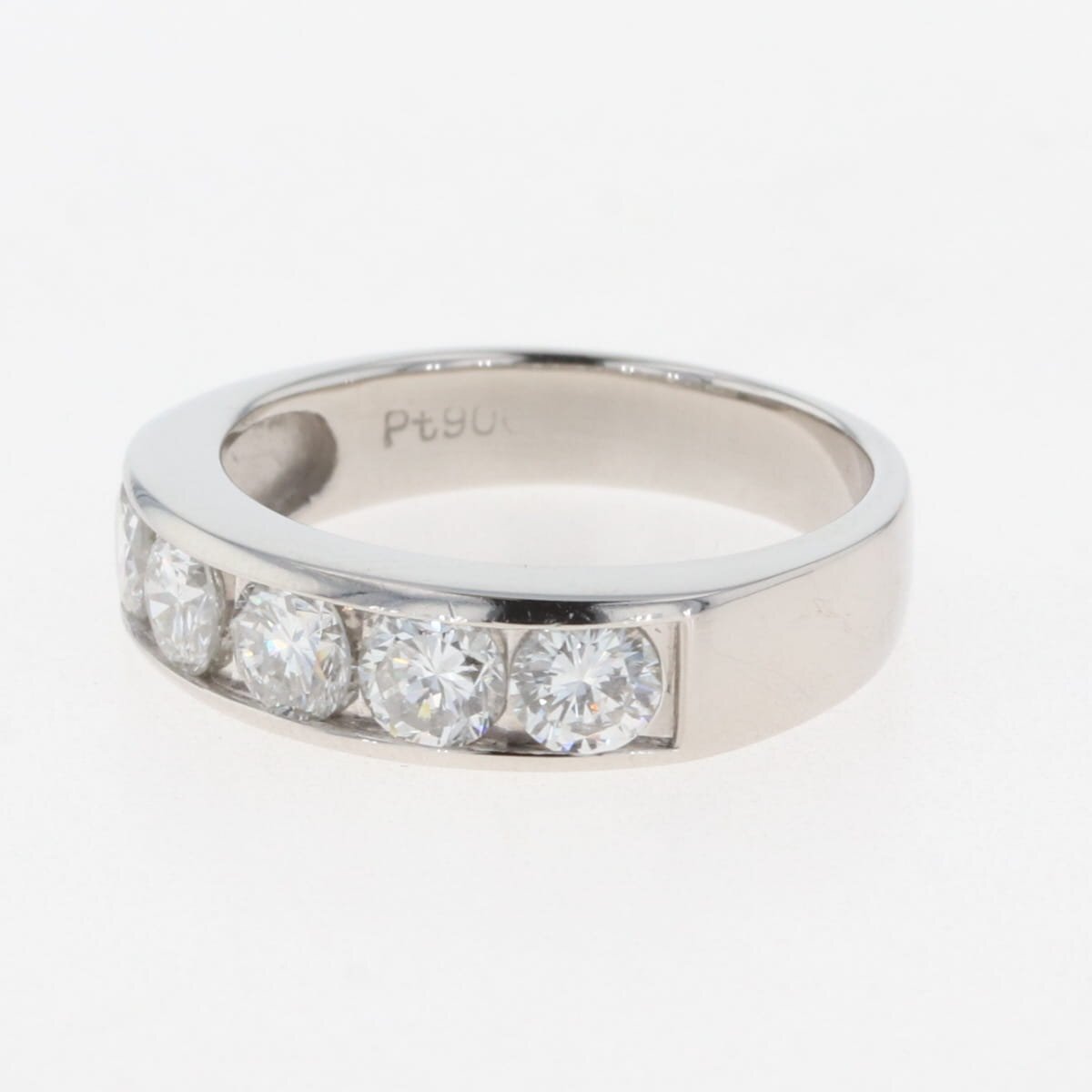 メレダイヤ デザインリング プラチナ 指輪 リング 9号 Pt900 ダイヤモンド レディース 【中古】_バイセル 14157_2