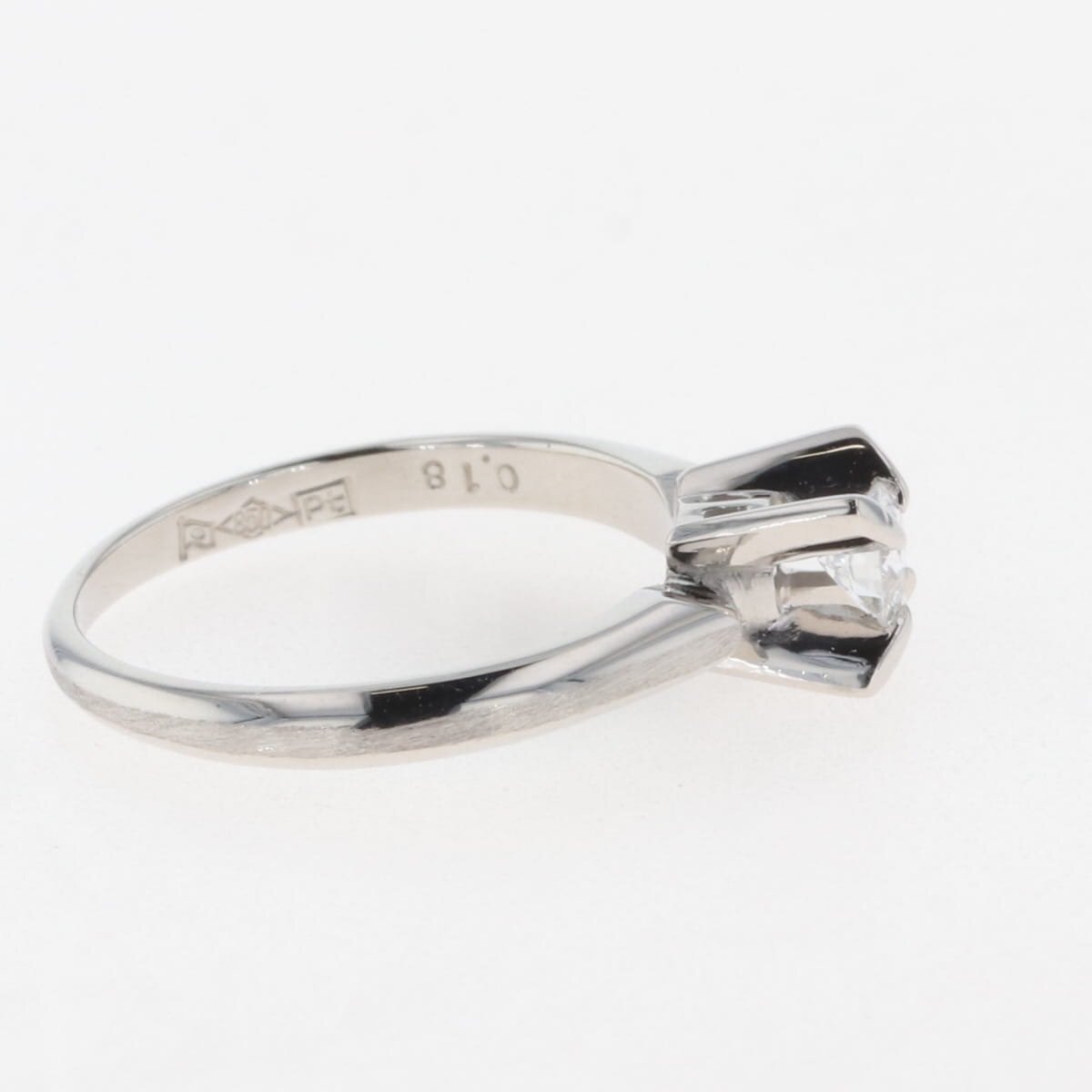 メレダイヤ デザインリング プラチナ 指輪 リング 5号 Pt850 ダイヤモンド レディース 【中古】_バイセル 14157_7
