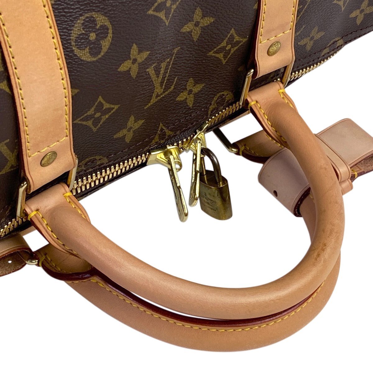 【在庫一掃】 ルイ・ヴィトン Louis Vuitton キーポル バンドリエール 55 2WAY ショルダーバッグ モノグラム ブラウン M41414 【中古】_バイセル 14176_7