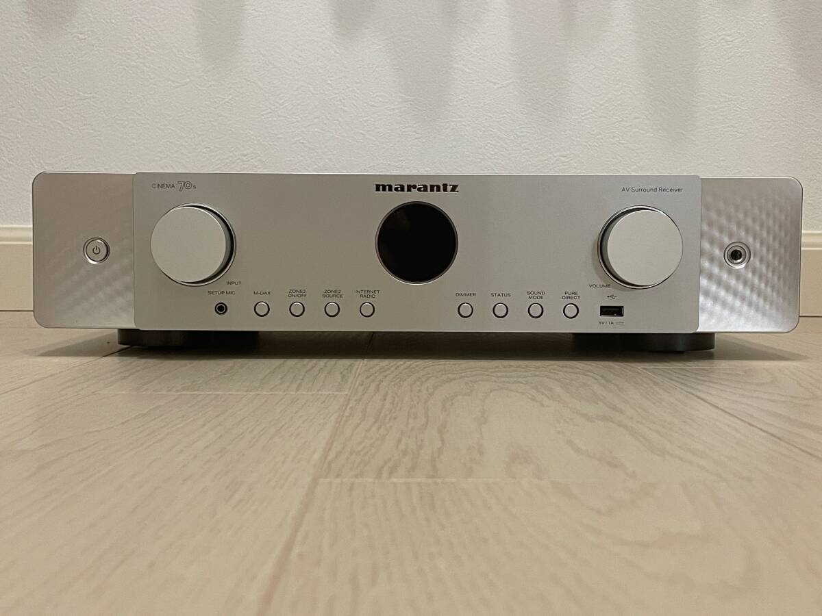 マランツ MARANTZ CINEMA 70s AVアンプ/シルバーゴールド 未使用品（開梱のみ）メーカー5年保証付きの画像4