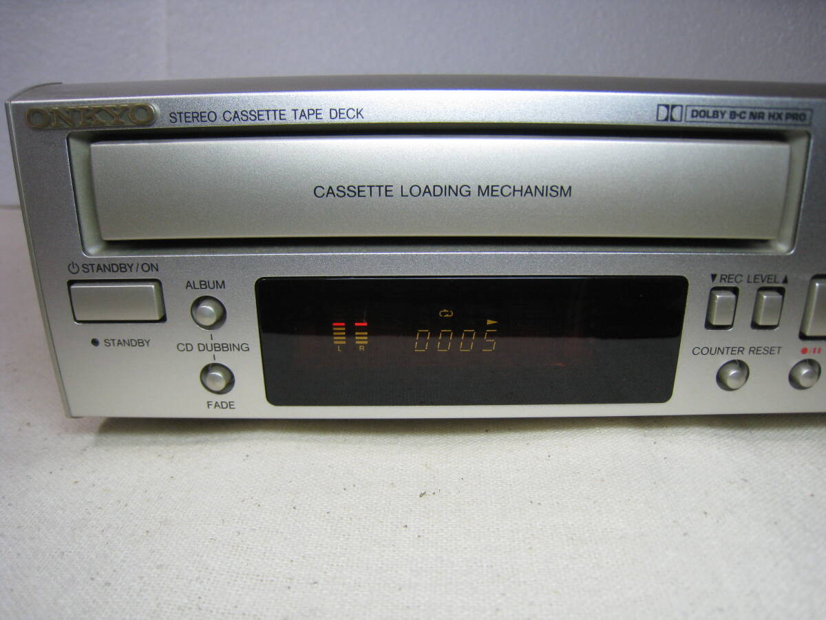 ONKYO カセットデッキ　K-505TX_画像5