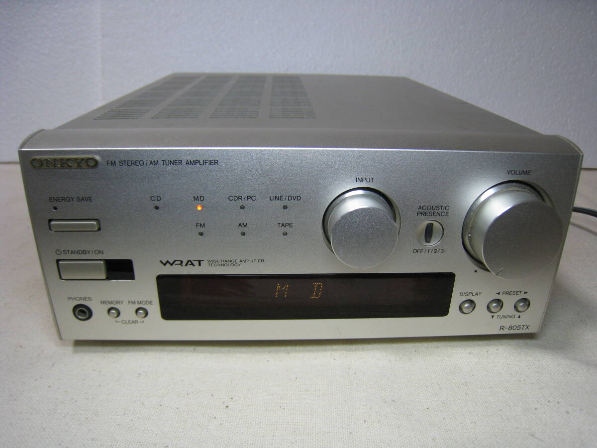 ONKYO チューナーアンプ R-805TX_画像2