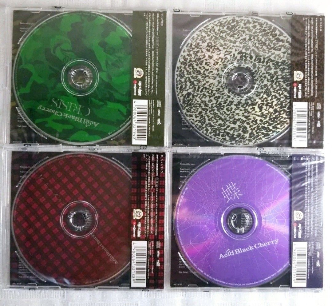 Acid Black Cherry 限定版 オリジナルトレカ封入 CD シングル4枚 Acid Black Cherry 限定版 オリジナルトレカ封入 CD シングル4枚