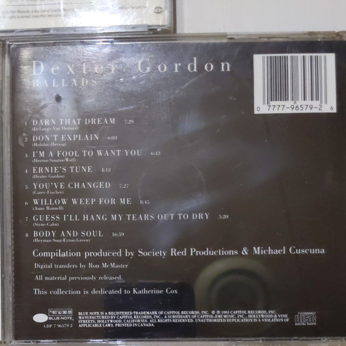 デクスターゴードン DEXTER GORDON BALLADS,DADDY PLAYS THE HORNなどCD3枚セット