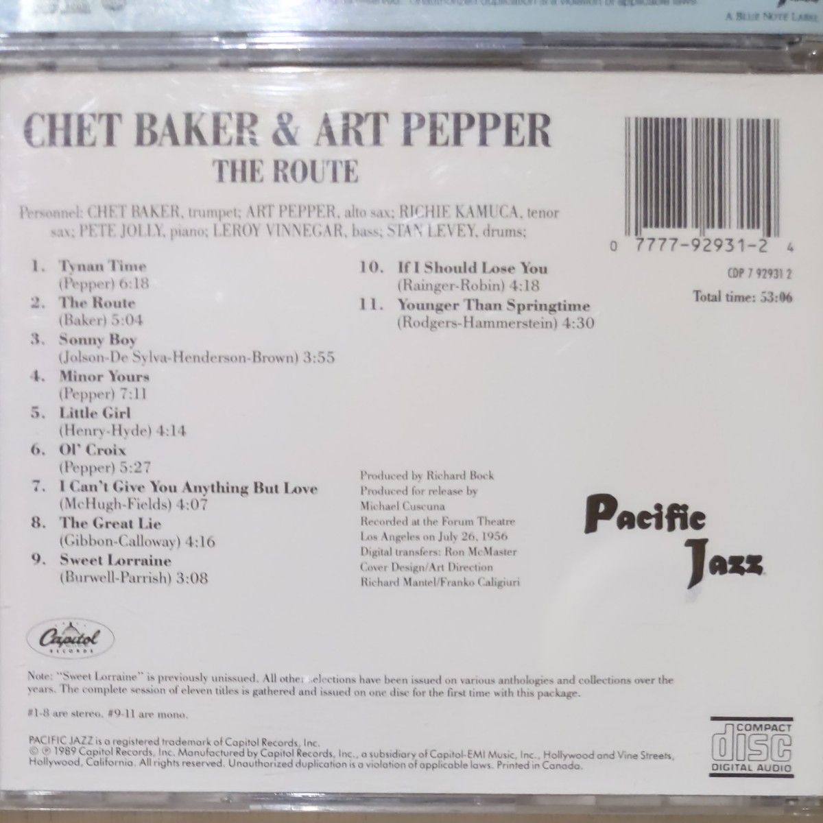 チェットベイカー CHET BAKER SINGS AND PLAYS, GERRY MULLIGAN, PLAYBOYS 他CD