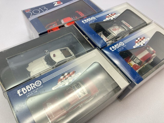  EBBRO 1/43 BRE DATSUN BLUEBIRD 510 racing 1971 SIMONIZ 46 red × white 43566 etc. together * together transactions * including in a package un- possible [50-383]