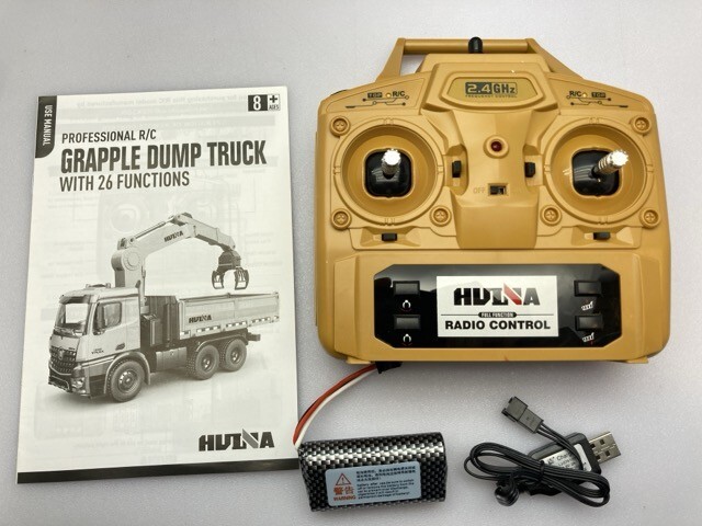 HUINA Professional R/C Timber grapple dump truck With 26 Functions ※まとめて取引・同梱不可 [50-436]の画像5