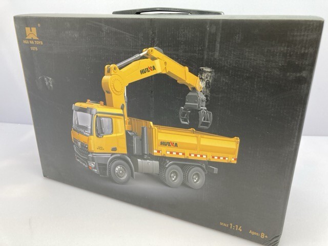 HUINA Professional R/C Timber grapple dump truck With 26 Functions ※まとめて取引・同梱不可 [50-436]の画像1