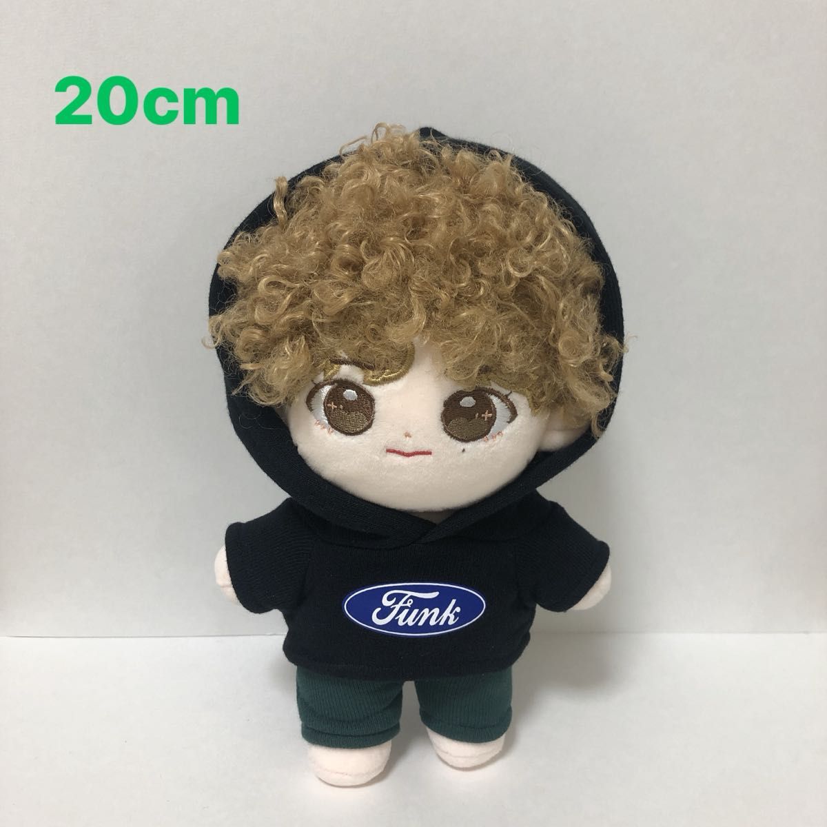 BTS テテ V 20cm ぬいぐるみ コスチューム パーカー パンツ セットアップ 着せ替え 服 テテ フーディ funk