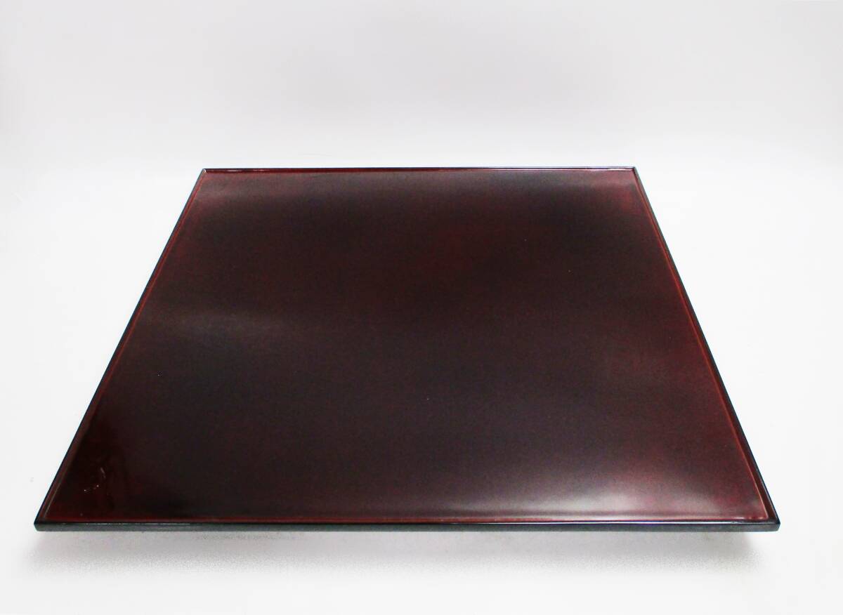 人気新品入荷 《ジャムルK》 輪島塗 わじま 慶塚作 溜塗 盛器 天然木 漆塗 盆 大皿 共箱 サイズ:39.5㎝ khc0312-46◆送料無料◆ 膳