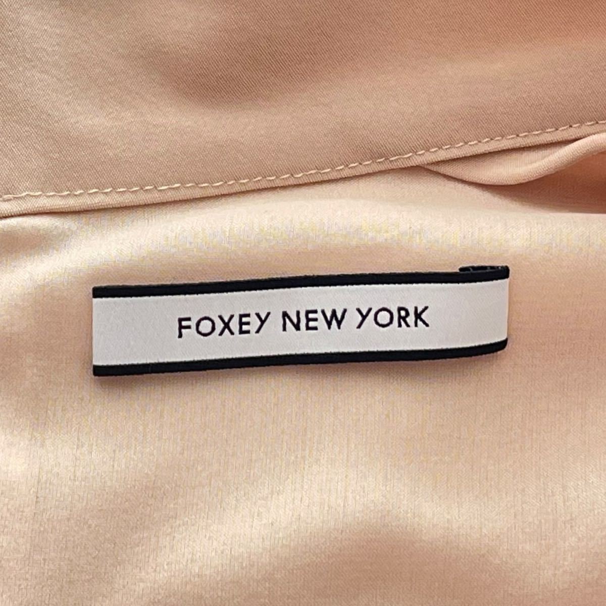 FOXEY NEWYORK フォクシー ワンピース ドレス くすみピンク_画像9