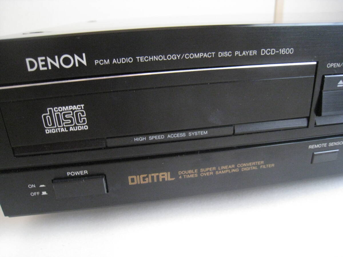 【残念ながらジャンク品】美品！DENON デノン デンオン　DCD-1600_画像6