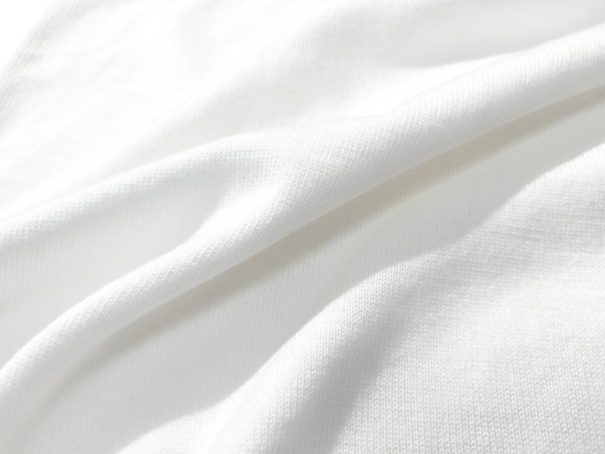  メンズ M ジョンスメドレー 最高級コットン 24ゲージ クルーネックTシャツ TINDALL ホワイト JOHN SMEDLEY イギリス製★_画像4