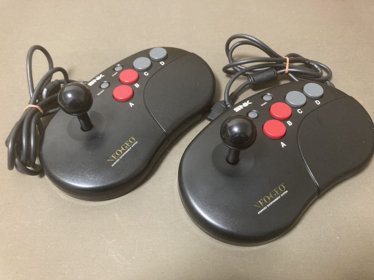 定番 SNK 後期型 NEOGEOCDコントローラープロ 純正部品 AES NEOGEO ネオジオ