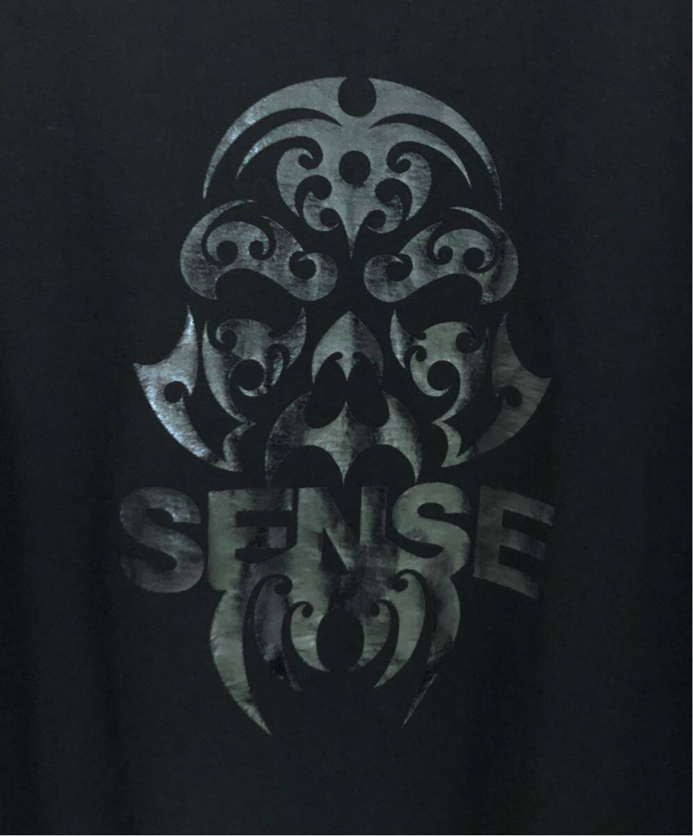 限定 テンダーロイン SENSE 別注20着 ボルネオスカル ラバープリント Tシャツ L 黒 tenderloin_画像7