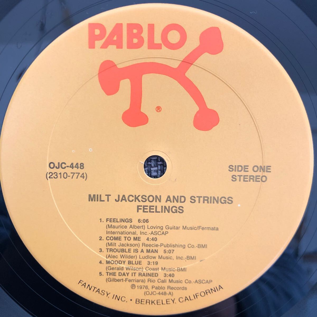 LPレコード　MILT JACKSON AND STRINGS JAZZ OJC-448 海外版　レトロ　ヴィンテージ_画像4