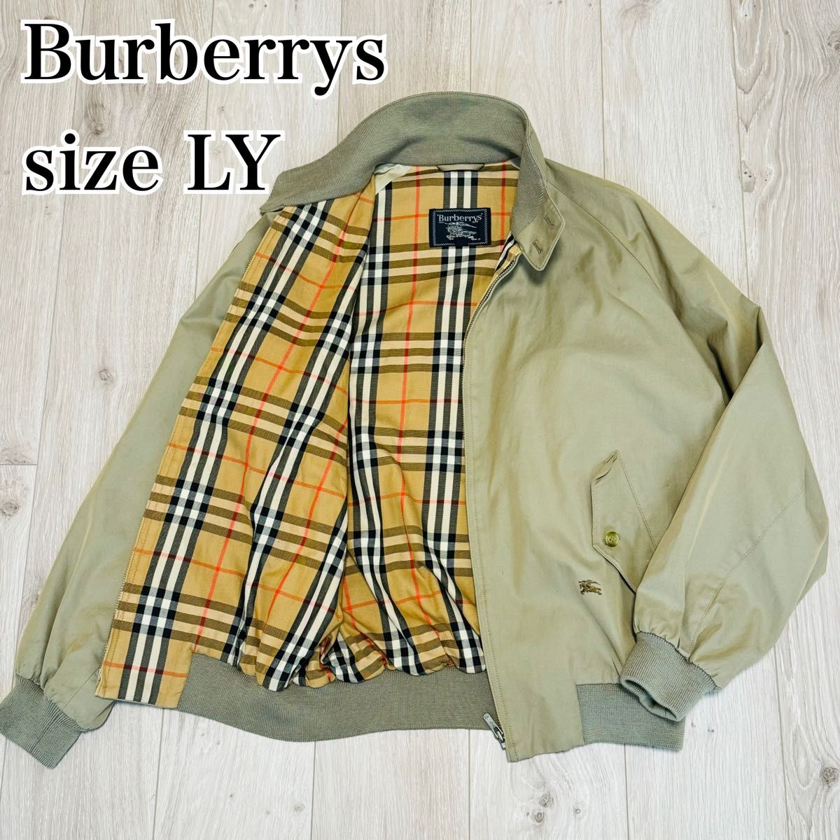 希少)】BURBERRYS バーバリー ノバチェック スイングトップ 希少)】BURBERRYS バーバリー ノバチェック スイングトップ