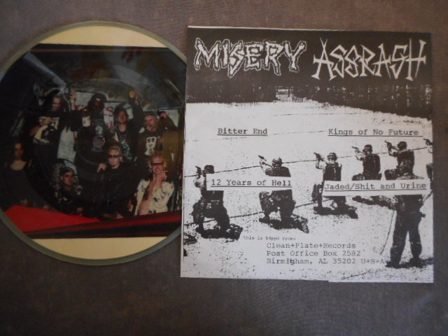 328 【EP】Misery／Assrash／レーベル:Clean Plate Records／Punk　US盤_画像1