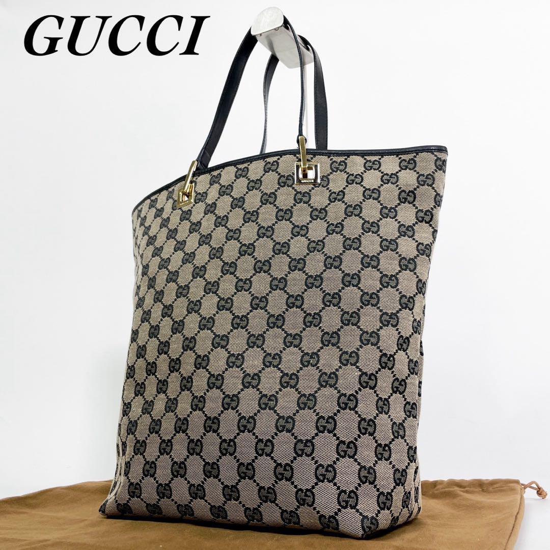 極美品・人気モデル GUCCI グッチ トートバッグ ハンドバッグ A4収納