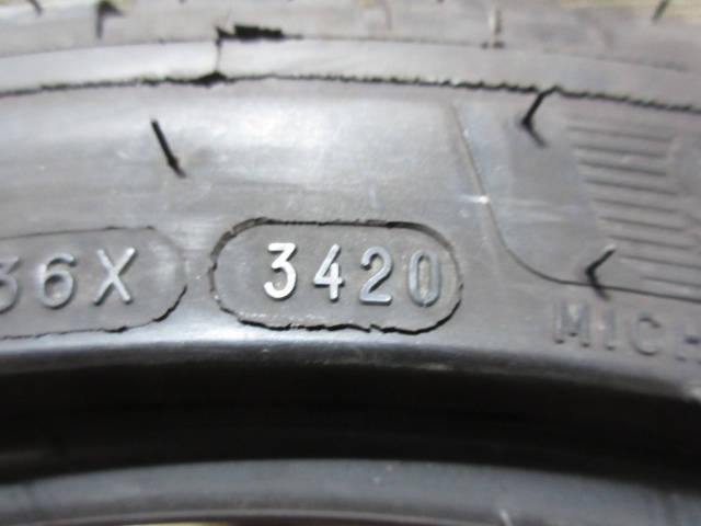 中古タイヤ　205/45R17　／　205/45ZR17　ミシュラン　PILOT SPORT 4　7分山　2020年式　2本セット_画像7