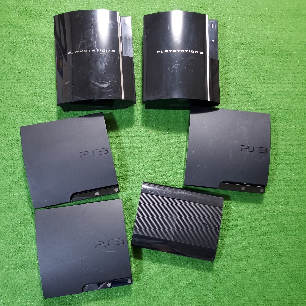 PS3 薄型あり 本体 合計6台 CECH-4200B CECH-2500A CECHA00 CEAHH00 ブラック まとめ売り PlayStation3 プレイステーション3