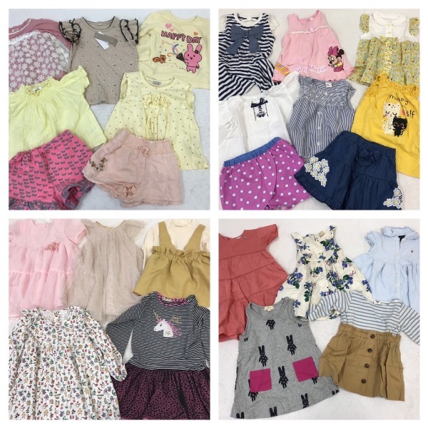 FS-281 child clothes [ girl SET size 80cm~95cm*72 put on ] Ralph Lauren *3can4on*anyFAM other * large amount * old clothes *. summarize lucky bag 