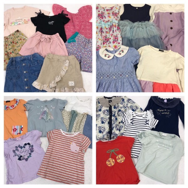 FS-206 child clothes [ girl SET size 120cm~130cm*67 put on ]anyFAM* Comme Ca * Mezzo Piano *axesfemme etc. * large amount * old clothes *. summarize lucky bag 