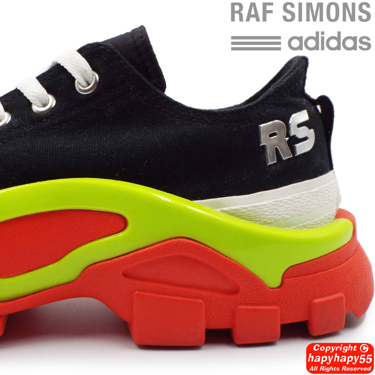 定価6万■adidas by RAFSIMONS DETROIT RUNNER スニーカー◆ドッキング ダッド 厚底 Yohji Yamamoto ヨウジヤマモト アディダス Y-3 コラボ_画像7