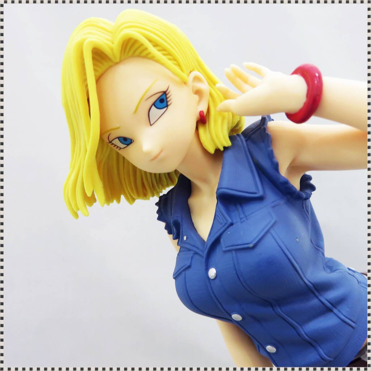 【 美品 】人造人間 18号 フィギュア ドラゴンボールZ GLITTER＆GLAMOURS ANDROID No.18 II 鳥山明 HA031301_画像1