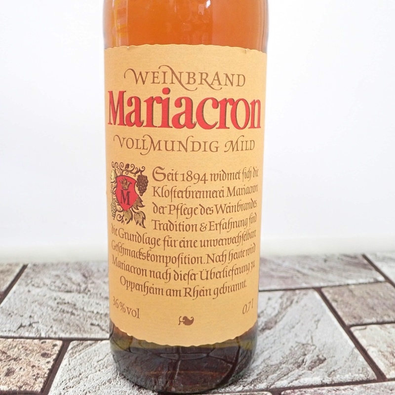  Mali ak long WEINBRAND 700ml 36% Special class brandy not yet . plug Mariacron [ 00637 ]