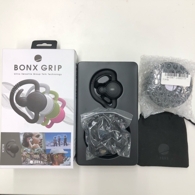 BONX GRIP ボンクス Bluetooth ワイヤレス ヘッドセット イヤホン おまけ ブリキ缶付 無線機[2245]