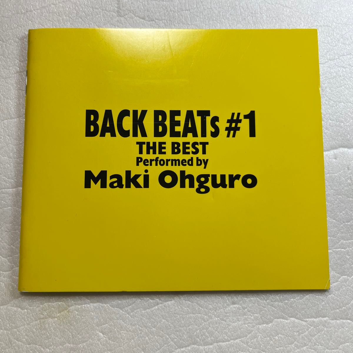 大黒摩季のBACK BEATs ♯1 歌詞集と写真集のみ